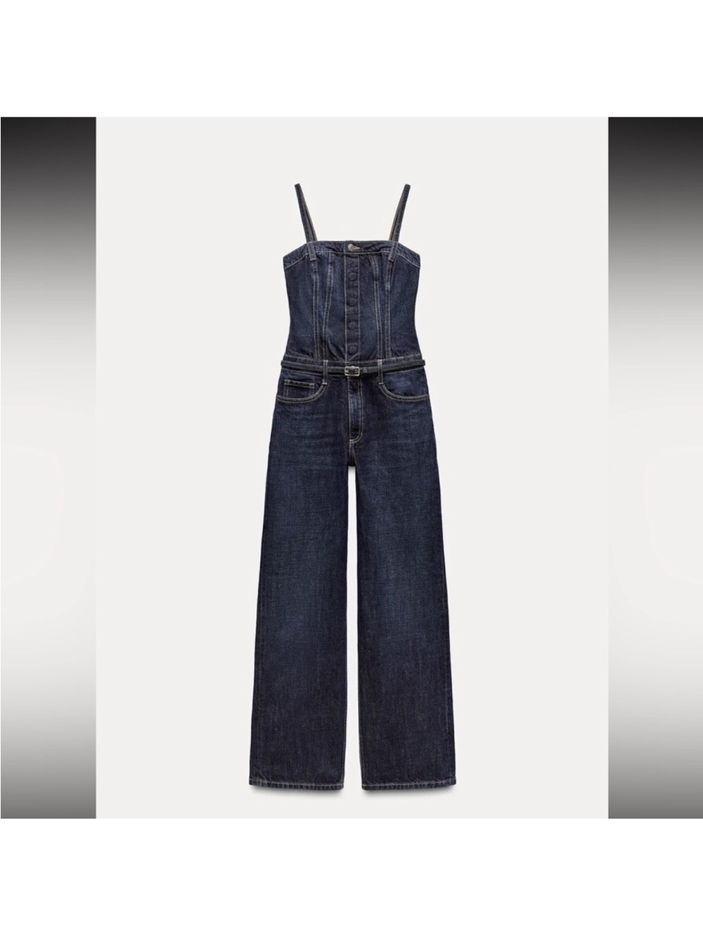 Zara Denim Jumpsuit